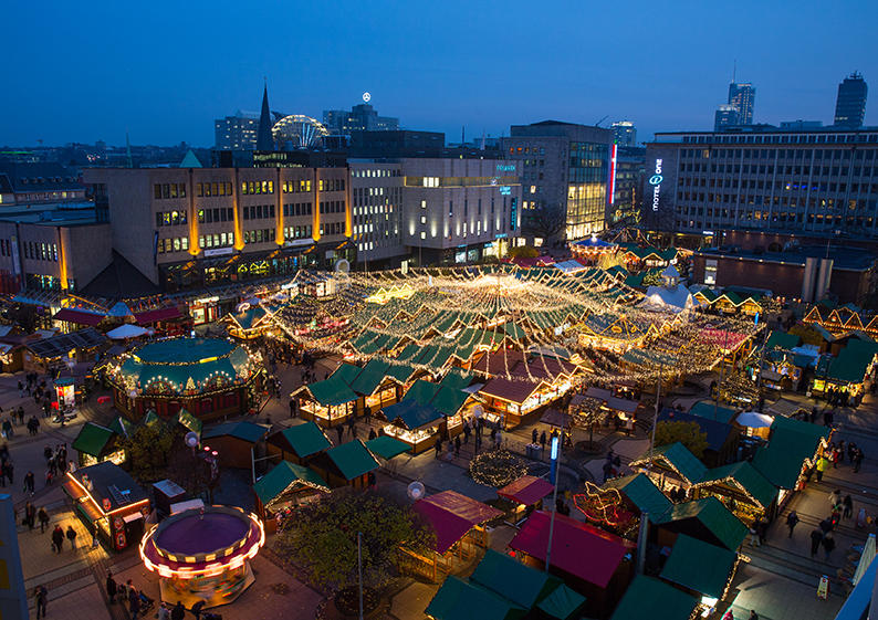 Weihnachtsmarkt Essen Foto: Peter Wieler, EMG 